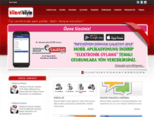 Tablet Screenshot of bilimselbilisim.com